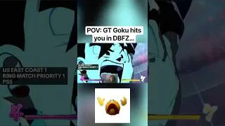 Thumbnail: 1 GT Goku combo equals DEATH in DBFZ… #shorts