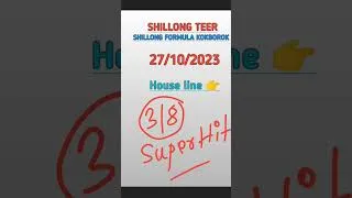 Thumbnail: 27/10/2023 Shillong teer archery best house line