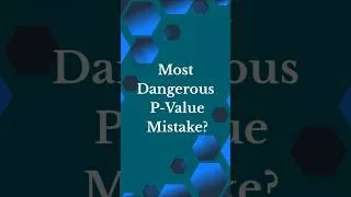 Thumbnail: The most dangerous p value mistake  #shitalsdatadesk #dataanlysis #hypothesistesting #statistics
