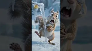 Thumbnail: Squirrel Wakes Up a Sleeping Bear 😂 | 3D Animation
