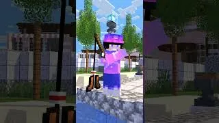 Thumbnail: When your friend thinks you're HACKING 😂 Minecraft