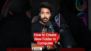 Thumbnail: How to Create New Folder in Computer in Telugu | Computer Basics in Telugu #Shorts