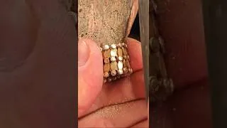 Thumbnail: Handmade Mechanical Accordion Ring – Adjustable Jewelry Making Process