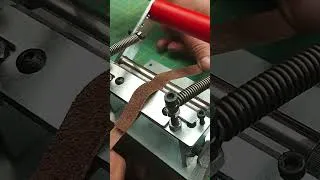 Thumbnail: 💖Thinning the leather with hand lois for leather bracelets🥰#leathercraft #bracelets #braceletmaking