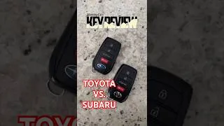 Thumbnail: 🔑TOYOTA VS SUBARU keys!