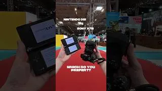 Thumbnail: Nintendo DSi vs Sony A7III 📸 which do you prefer?🤔 #photography #event #nintendo #sony #sigma