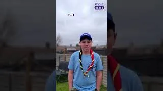 Thumbnail: Leo the Scout is cycling to Scotland for Shout