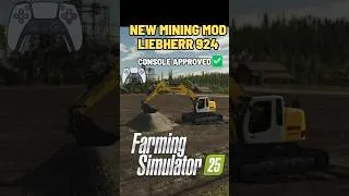 Thumbnail: NEW Liebherr 924 Mining Mod for Console! 🔥 | Farming Simulator 25 #shorts #farmingsimulator25 #fs25