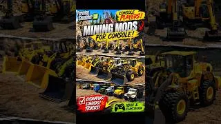 Thumbnail: ATTENION ALL CONSOLE PLAYERS! Mining MODS for Console | FS25 #farmingsimulator25 #fs25 #shorts