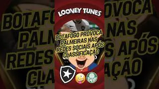 Thumbnail: BOTAFOGO PROVOCA PALMEIRAS NAS REDES SOCIAIS APÓS CLASSIFICAÇÃO NA LIBERTADORES #shorts