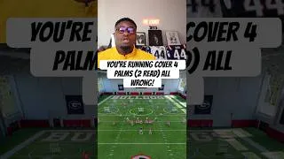 Thumbnail: You’re running Cover 4 Palms (2 Read) ALL WRONG thinking it’s Cover 4 Quarters! Let me teach you!