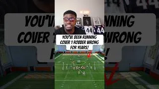 Thumbnail: You’ve been running COVER 1 ROBBER WRONG on Madden & College Football FOR YEARS, let me teach you!