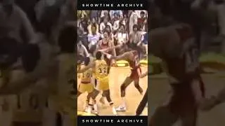 Thumbnail: Kurt Rambis and Wayne Cooper square up... then shake hands 🤝