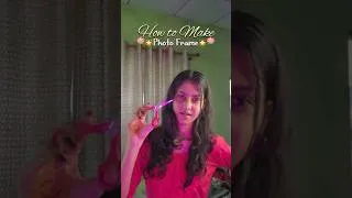 Thumbnail: Diy photo frame at home #shorts