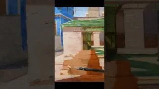 Thumbnail: Painting Wall from Mirage - B site #painting #art #counterstrike
