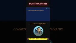 Thumbnail: 30 Java Interview MCQs  #javadeveloper