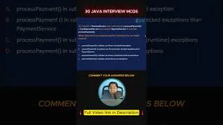 Thumbnail: 30 Java interview MCQs  #javadeveloper