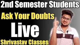 Thumbnail: LIVE ! ASK YOUR DOUBTS | SHRIVASTAV CLASSES | MR ASHU TECH | #shorts