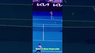 Thumbnail: Djoker vs Sinner - What a point! #Aus Open 2024