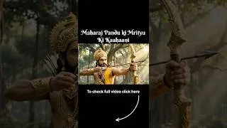 Thumbnail: Raja Pandu Ki Woh Galti… #PandavJanm #Mahabharata #MahabharatStory #RishiKindama