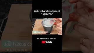 Thumbnail: Raksha Bandhan Special Ghewar Celebrate the festival with this crispy and juicy easy homemade Ghewar