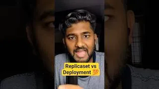 Thumbnail: ReplicaSet vs Deployment explained in under 60 seconds! ☸️
