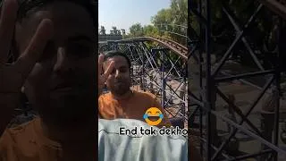 Thumbnail: Blue World Park Kanpur Roller Coaster 🎢 Thrill Ride #shorts  End tak dekho
