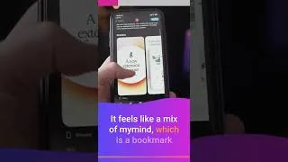 Thumbnail: A note app that connects ideas automatically #shorts