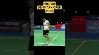 Thumbnail: Backhand Cross Shot Loh Kean Yew #denmarkopen2023 #shorts #badminton