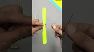 Thumbnail: Helicopter Made From Rubber Band 😱 It Actually Flies High!