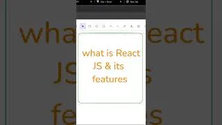 Thumbnail: Top Features of ReactJS You Can't Ignore ✅ #reactjsinterview #reactjs #shorts