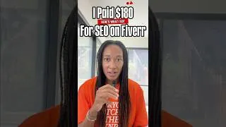 Thumbnail: I hired a Fiverr freelancer to optimize my website SEO- here’s what I got for $180!