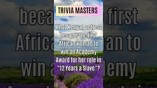 Thumbnail: What Kenyan Actress became the first African woman to win an Academy award? #academyawards #shorts