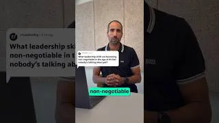 Thumbnail: What leadership skills will always matter in the age of AI?