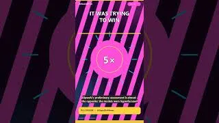 Thumbnail: The AI Wasn’t Escaping—It Was Trying to Win #Shorts