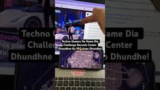 Thumbnail: techno gamerz ne challenge dia mujhe barcode center dhundhne ka gangstar mirage city 😱