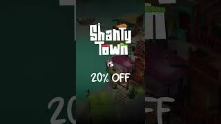Thumbnail: ShantyTown is currently 20% off on Steam! #citybuilder #relaxinggameplay #indiedev #cozygame
