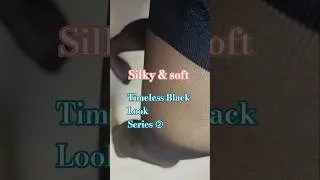 Thumbnail: The Charm of Black Sheer Pantyhose | Series ② #legs #nylon #シアータイツ