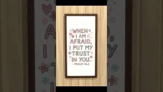 Thumbnail: Soft Girl In Christ Collection💗 | Scripture Wall Art CC for The Sims 4 🙏✨