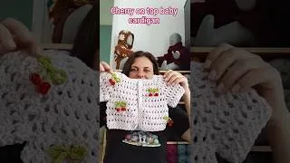 Thumbnail: Crochet baby summer cardigan #crochettutorial #crochetbaby #crochet #crochetcardigan #crochetsummer