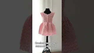 Thumbnail: the perfect summer dress #crochet #crochetsummer #crochetdress #crochettutorial #corchetkids