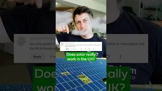 Thumbnail: Is the UK too cloudy for solar power? #ad