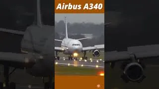 Thumbnail: Universal Sky Carrier A340-300 D-AUSC Rare visitor @ MAN #simonloweaviation #aviation #airbus A340