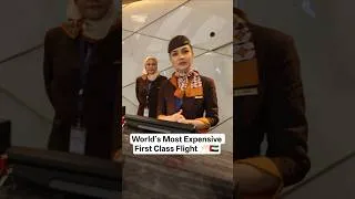 Thumbnail: World's Most Expensive First Class Flight 🥂🇦🇪