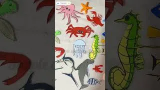 Thumbnail: Aquatic Animals | Sea Creatures #oceandiorama  #oceanmodel #diycrafts #oceancreatures #marineworld