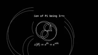 Thumbnail: Visualizing why Pi never ends 🤯 #maths #animation #pi #code