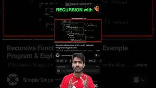 Thumbnail: This Pizza Explains Recursion Better Than Any Textbook 😄🍕 #Shorts #recursion #recursivefunctions