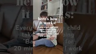Thumbnail: Baby School! The secret to homeschooling with babies/toddlers.