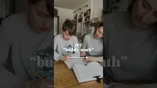 Thumbnail: If your child struggles with math try “buddy math”