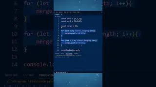 Thumbnail: 🔥🔥 Merge Two Arrays In JavaScript Under 1 Minute #Shorts #JavaScript | SimpliCode